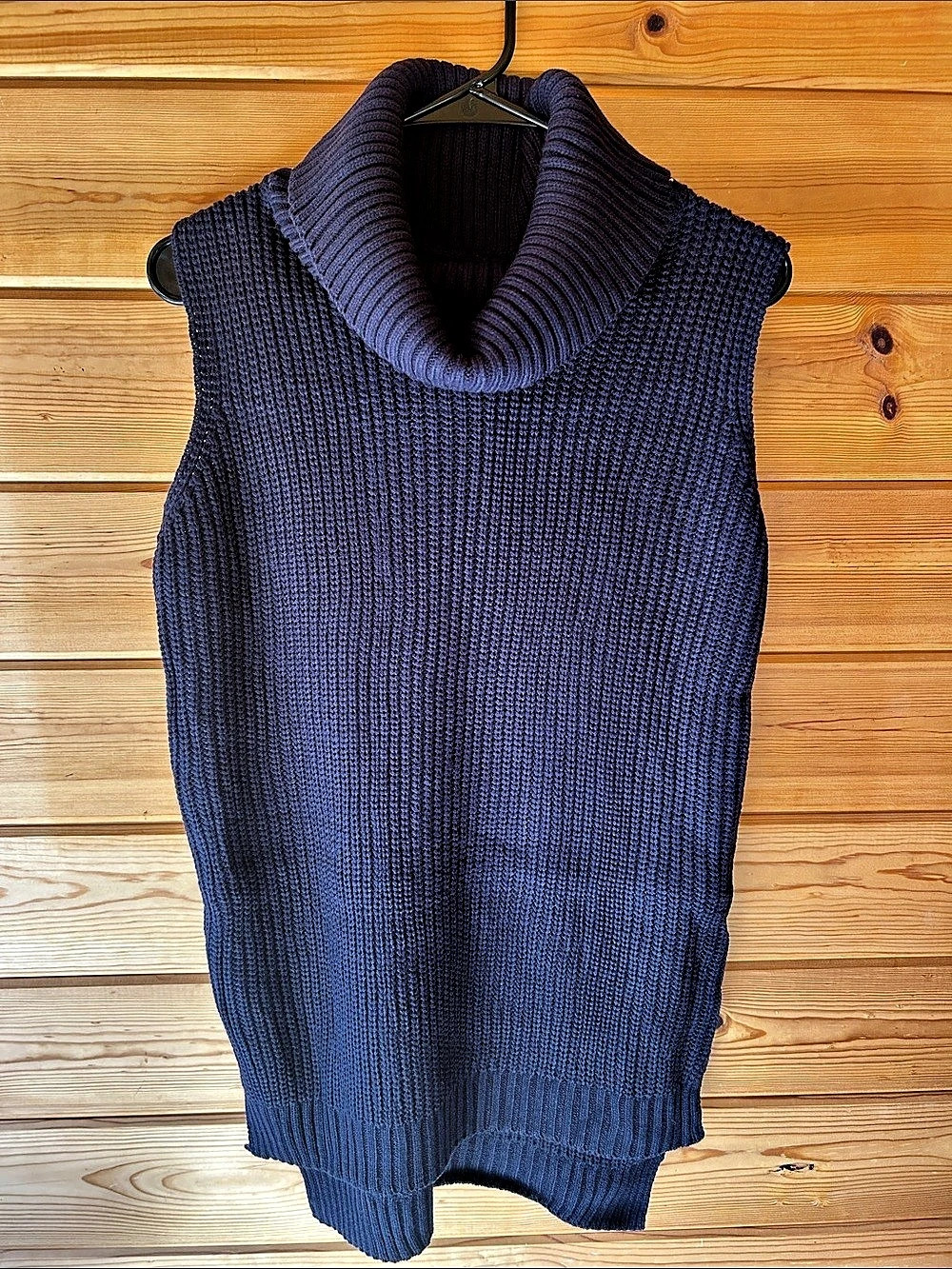 Miracle Cowl Neck Sweater in Blue M/L NWT